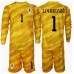 Kroatia Dominik Livakovic #1 Keeper Hjemmedraktsett Barn EM 2024 Langermet (+ Korte bukser)